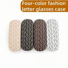 4pcs Glasses Storage Box New Compression-Resistant Flat Light Glass Storage Box High-End Fashion Letter Box Suitable For Glasses, Watches, Jewelry
