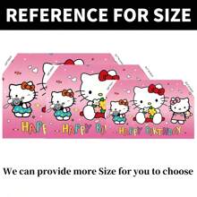 Sanrio 1 pezzo Sanrio Hello Kitty Birthday Party Decorative Background Banner Cartoon Theme Shower Party Perfect Decorative Supplies Bedroom Tapestry Photo Background Booth Props 82.7x59.1 39.4x39.4 39.4x29.5 pollici