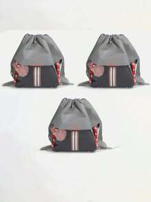 Handbag Dust Proof Bag, Portable Non-Woven Drawstring Storage Bag, Purses Protective Cover With Visible Window,Large Capacity, Dust-Proof, Solid Color, Visible Drawstring Closure, Dustproof Drawstring Bags Non-Woven Dust Cover Bag Travel Essentials Travel Accessories Travel Must Haves Holiday Essentials Holiday Travel Bag - Multicolor - View 16