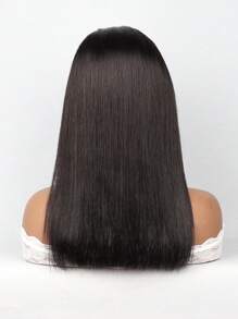 [Păr Virgin Brazilian | Păr Uman] Decorațiuni de Crăciun Perucă Bob fără Lipici 8-16inch Păr Uman Pre-Tuns | Perucă Bob cu Dantelă Frontală 13x4 | Păr Uman Virgin Brazilian, Densitate 180%, Bob Drept Scurt, Culoare Naturală, Peruci Transparente cu Dantelă Frontală, Păr Uman Pre-Smuls, Peruci cu Dantelă Frontală smulse pentru Femei, Densitate 180%, Fără Lipici, Real Wear And Go, Reducere Peruci Bob Scurte, Păr Uman, Potrivite ca și Cadou de Crăciun pentru Femei (6-16inch) - Natural și negru - Vizualizare 7