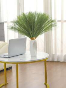 MEHELANY 25/12/6Pcs Artificial Pampas Grass Decoration, Silk Artificial Pampas Grass Flowers, Real And Fake Pampas Grass Branches Vase Flower Arrangement For Home Decor, Indoor Vase Centerpiece, Wedding Centerpiece, Mother's Day, Home Boho Decor, Artificial Reed,Fall Decor,Autumn