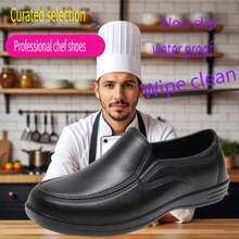 Fashionable Lightweight Work Shoes, Anti-Slip, Waterproof, Soft EVA Kitchen Shoes