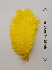 5pcs Artificial Ostrich Feather 20-25cm For Jewelry Making DIY Wedding Home Decoration Artificial Feather Table Centerpiece Crafts Clothes Accessories Cake Decoration - Multicolor - View 24