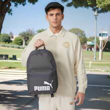 Puma Phase Backpack 男女通用学生书包 轻便旅行背包 休闲日用背包 079943-37 - 銀河灰 - 查看 4
