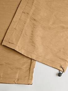 Pantalones Cargo Impermeables para Mujer - ¡Prepárate para la Semana Santa! Pantalones Técnicos con Bolsillos Impermeables, Tela Ligera Multiestacional para Aventuras de Primavera y Día del Niño - Albaricoque - Ver 7