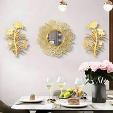 Set di 3/1 specchi da parete decorativi in stile vintage europeo, decorazione per pareti, adatti per soggiorno, camera da letto, camino, arredamento per la casa