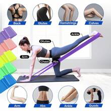 Bộ 3 dây kháng lực, dây đàn hồi tập luyện sức mạnh, dây tập thể dục, thích hợp cho yoga, pilates, giãn cơ, nhiều mức độ kháng lực khác nhau, dây tập thể dục tại nhà, quà tặng ngày Valentine, quà tặng Tết Nguyên đán, quà tặng du lịch mùa xuân và mùa hè. - Nhiều màu - Xem 7