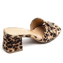 Sandales à Talons Carrés Élégantes avec Boucle Decorativo – Estilo Chic y Confortable - LEOPARDO - Ver 7