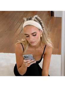 8-Pack Random Colors, Elastic Non-Slip Soft Cloth Headbands, Multi-Color Fashion Women's Hair Accessories - Suitable For Yoga, Running And Sports Headband Head Bands For Women Headbands For Women - Multicolor - View 2