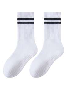 1 Paar Damen Grip Pilates Socken, rutschfeste Yoga Lässig Socken, geeignet für Barre Fitness, medizinisch lange Strumpfhosen Socken