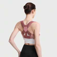 1pc Invisible Back Posture Corrector Brace For Adult, Body Shaper Waist Trainer Exercise Waist Belt Suitable For Workout Home Sports And Walk - Black - View 10