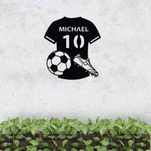 Customized Metal Logos For Football Decor, Basketball Decor, And Rugby Players,Room Decor Gifts For Football , Basketball, And Rugby Enthusiasts, Customized Wall Decorations For Football, Basketball, And Rugby Players, Player Name Logos, Gifts For Football Players, And Sports Wall Paintings Wall Decor Birthday Graduation