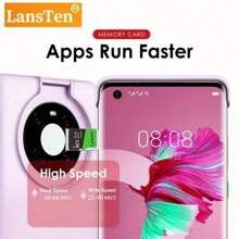 LansTen Memory Card 16GB 32GB 64GB 128GB High Speed Flash Memory Card C10/U3 Memory TF Card With Card Reader