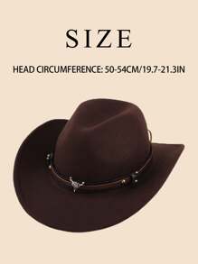 2PCS Western Cowboy Costume, Cowboy Hat Cosplay Accessory, Brown Western Cowboy Hat Dress Up For Kids, Funny Halloween Party Roleplay, Set Of 1 Cowboy Hat, 1 Black Bandanna