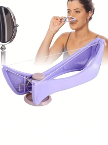 Spring-Loaded Painless Facial Hair Remover, Designed For Women - Suitable For Cheeks, Eyebrows And Other Areas, Portable DIY Beauty Tool, Non-Waterproof, Low Allergenicity, Suitable For Face - Multicolor - View 3