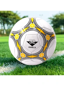 1 个足球，5 号，户外和室内学校体育活动，防爆，经典设计，适合训练练习