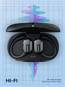 Lenovo XT80 Wireless Earphones Dual MIC Stereo Noise Reduction Headphones Touch Control Surrounding Sound Earbud Sport Headset - Black - View 8