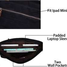 Men's Canvas Bag Military Travel Hiking Cross Body Shoulder Bag Messenger Retro - Multicolor - View 4