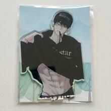 NUEVO Lezhin Comics Accesorio Coreano BL Manhwa "Un árbol sin raíces" Figura de acrílico de 15 CM para decoración de escritorio - Multicolor - Ver 12