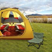 TIYASTUN - Sillas de playa bajas para adultos, silla de camping ligera, silla de campamento, sillas plegables para exteriores, sillas de césped plegables para camping, playa, concierto, perfil bajo - 1 - Ver 2