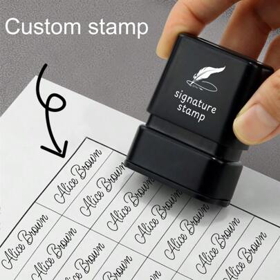 Elevate Your Office Efficiency: Custom-Made Signature Stamps - Perfect For Corporate Documents & Legal Paperwork