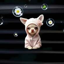 1PC Car Puppy Vent Aromatherapy Clip, 19 Puppy Options To Choose From, Acrylic Material Car Waterproof Decoration, Cute Car Interior Decoration - 1pc Multicolor - View 25