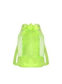 网状背包、沙滩包、盥洗包、束口袋、旅行盥洗包、儿童玩具收纳袋、游泳包 - 彩色 - 查看 8