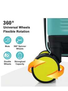 Hardshell Luggage Sets 3 Pcs Contrast Color Suitcase With Spinner Wheels And TSA Lock 20" 24" 28" Available