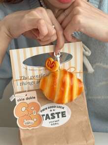 搞笑手机壳，丑陋手机壳，羊角面包耳机壳，兼容 Air Pods1/2、Air Pods Pro、Air Pods 3、Air Pods Pro（第二代）、Air Pods 4 - 牛角麵包耳機殼 - 查看 3