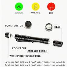 1pc 395nm UV Light Flashlight, Mini Portable Pen Lights For Leak, Pet Urine, Hotel Inspection, Dry Stain And Dye Detector Ultraviolet Invisible Ink Torch, Ore Money Scorpion Detection Lamp, Camping Accessories