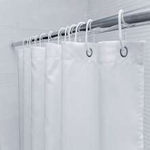1pc Printed Waterproof Bathroom Shower Curtain With 12 Plastic Hooks, Machine Washable, Bathroom Divider, Bathtub Curtain, Bathroom Decor Window Curtain Bathroom Accessories