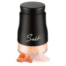 2 / 1 pezzo Barattoli di vetro per condimenti, contenitori per spezie, vasetti per barbecue, contenitori per sale e pepe, organizer per utensili da cucina