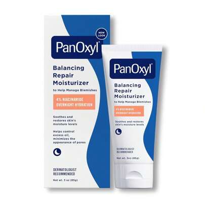 3oz PM Balancing Repair Moisturizer Hydrating Night Cream Lightweight Non-Greasy Summer Skincare Acne-Prone Sensitive Skin Barrier Repair After Sun Recovery Hot Humid Weather Moisture Boost Soothing Calming Redness Relief Hydrating Night Care Lightweight Summer Face Cream Travel Size Vacation Trip Camping Outdoors Pool Party School Campus Skin Recovery Essential Summer Beauty Must-Have PanOxyl