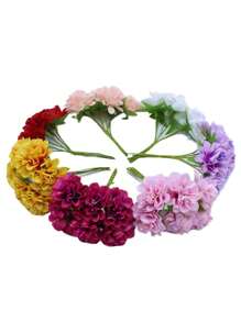 10 PEZZI Mazzo di rose artificiali autunnali, decorazione per San Valentino, decorazione per matrimonio, fiore da tenere in mano per spose, fiore da polso, materiale per decorazione di casa, sala da pranzo, camera da letto, vaso, materiale per DIY, torte di compleanno, regali di San Valentino e Capodanno, accessori per servizi fotografici
