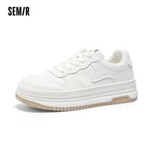 SEMIR Semir Women 2025 Wiosna/Lato Nowe Białe Trampki Casualowe, Oddychające Uniwersalne Buty