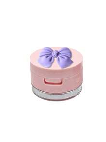 5g Mini Portable Loose Powder And Honey Powder Packaging Box With Bow Resin Accessory Decorate,Pink Powder Divider,The Powder Is Delicate And Can Be Reused,Isolated Sieve Holes And Powder Puff, Equipped With Makeup Mirror Travel Essentials Travel Accessories Travel Must Haves Holiday Essentials Holiday Travel Bag - Multicolor - View 12