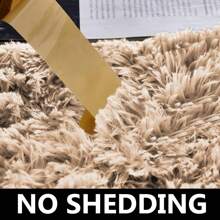 Homeware Rugs Living Room Black Fluffy Rug - Area Rugs For Bedroom Large Modern Shaggy Rug Super Soft Non Slip Thick Pile - Camel - View 7