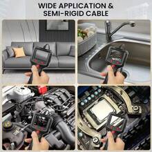 NetHong 1080P HD Industrial Endoscope Camera 2.4" LCD Screen Borescope Inspection Camera - 黑色 - 查看 9