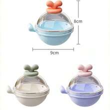 1 件大号冰球制作器，圆形冰块托盘球形冰球托盘硅胶和 ABS 冰块模板，可制作 2.36 英寸冰球，适用于威士忌鸡尾酒