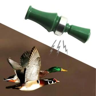 1pc ABS Duck Call Tool Realistic Wild Duck Sound Whistle Portable And Durable Hunting Decoy Duck Whistle For Hunters Call Caller Accessories Outdoor, Perfect Gifts For Hunters