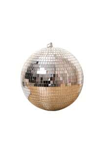 1 件银色镜面迪斯科球装饰挂镜球，时尚有趣，适合大型派对装饰 - 适用于 DJ 俱乐部、派对、婚礼、家居装饰和现场舞台，带挂环，易于安装 - 彩色 - 查看 12
