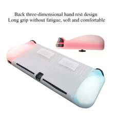 套装包含：1个OLED Switch硅胶保护套+2个摇杆帽，防摔、防尘、防刮擦、防滑设计，符合人体工学，握感舒适，适合长时间游戏，可容纳2张游戏卡。 - 彩色 - 查看 6