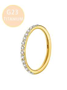 G23 Titanium Nose Rings Hoops16G Seamless Nose Hoop 8mm Septum Rings Hypoallergenic Lip Rings Cartilage Helix Daith Conch Tragus Rook Belly Button Piercing Jewelry - Nose Ring - View 10