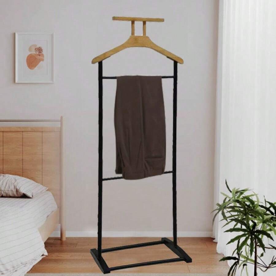 Estante De Secado De Ropa Plegable Para Interiores Para El Hogar, Ropa Seca Y Colgar Ropa, Supporte Para Secadora De Ropa Que - màu đen - Xem 1