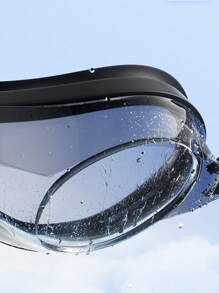 1 件高清防水防雾游泳镜，可调节男女通用游泳镜，游泳装备 - 黑色 - 查看 5