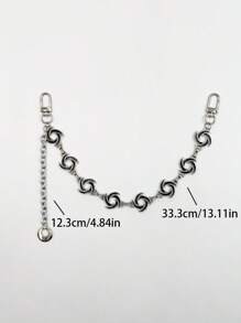 Bag Extension Chain Spiral Shaped Fashionable Minimalist Versatile Y2K - Multicolor - View 3