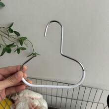 1pc Fashion Metal Hats Storage Set-Easy-To-Install Wall-Mounted Rack, Hat Organizer Holder, Multi-Functional Storage Solution For Baseball Cap, Scarf, Belt-Garment Cabinet Finishing, Plastic Structure, Practical Damage-Free Hook, Utility Damage-Free Hooks