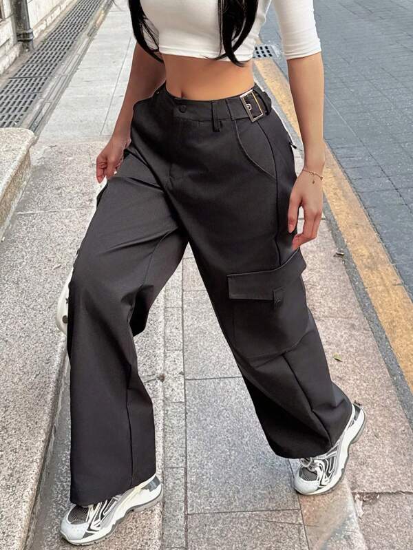 Pantalones de trabajo de señoras, pantalones de ocio de estilo calle, festival