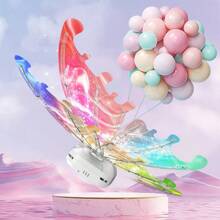 1pc Popular Led Light Music Controlled Electric Butterfly Wings Party Costume Decoration, Colorful & Eye-Catching, Perfect For Princess Dress Up, Indoors & Outdoors Party, Christmas, Valentine'S Day, All Festivals Gift