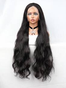 Parrucca da donna a onda del corpo con frontalino in pizzo, 36 pollici, in offerta per Ognissanti, capelli umani pre-sfoltiti, pizzo trasparente 13x4, con baby hair, densità 180%, capelli umani , parrucca frontale in pizzo per donne, nero naturale, parrucca a onda del corpo 13x4 frontale in pizzo, lunga parrucca a onda del corpo nera, parrucca a onda del corpo senza colla per donna, parrucca a onda del corpo in capelli umani, parrucca frontale in pizzo trasparente 13*4 nera ondulata (parrucche bob 8-16 pollici)